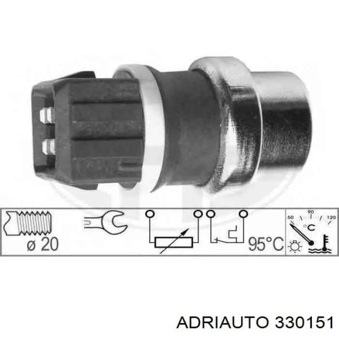 330151 Adriauto cabo de embraiagem