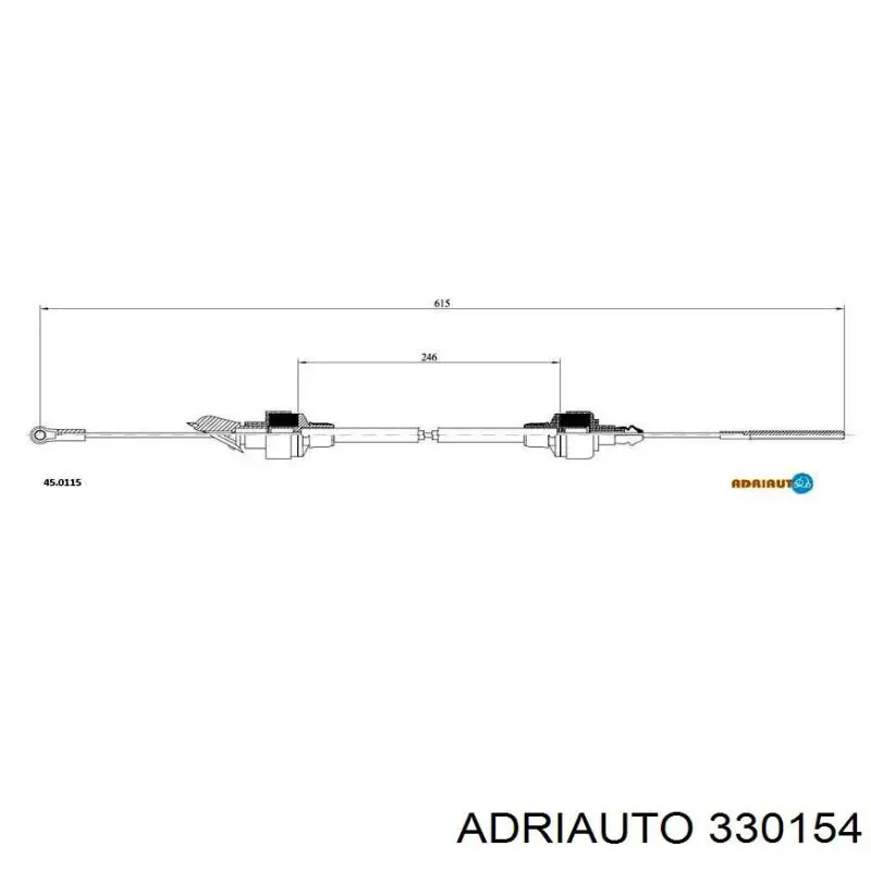 Трос сцепления Adriauto 330154 цена, от 6.48 USD