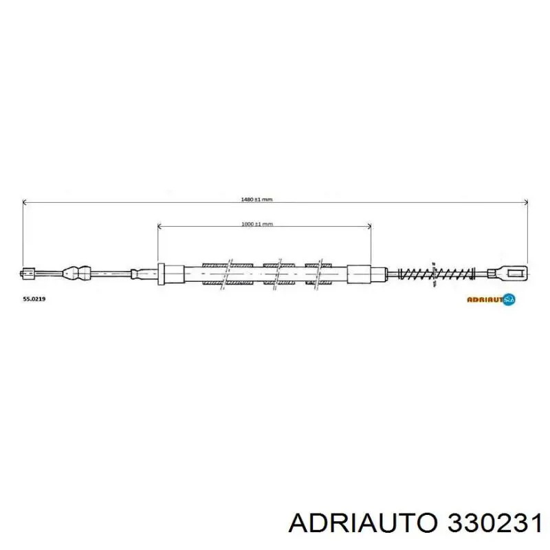 Задний трос ручника Adriauto 330231 цена, от 13.54 USD