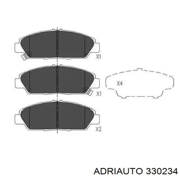 Трос ручного тормоза задний Adriauto 330234 цена, от 3.75 USD