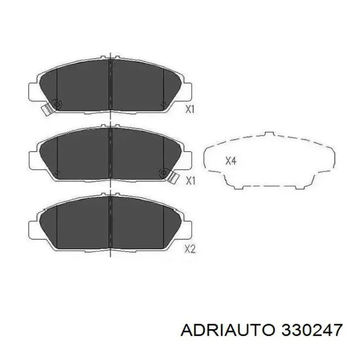 Трос ручника 330247 Adriauto