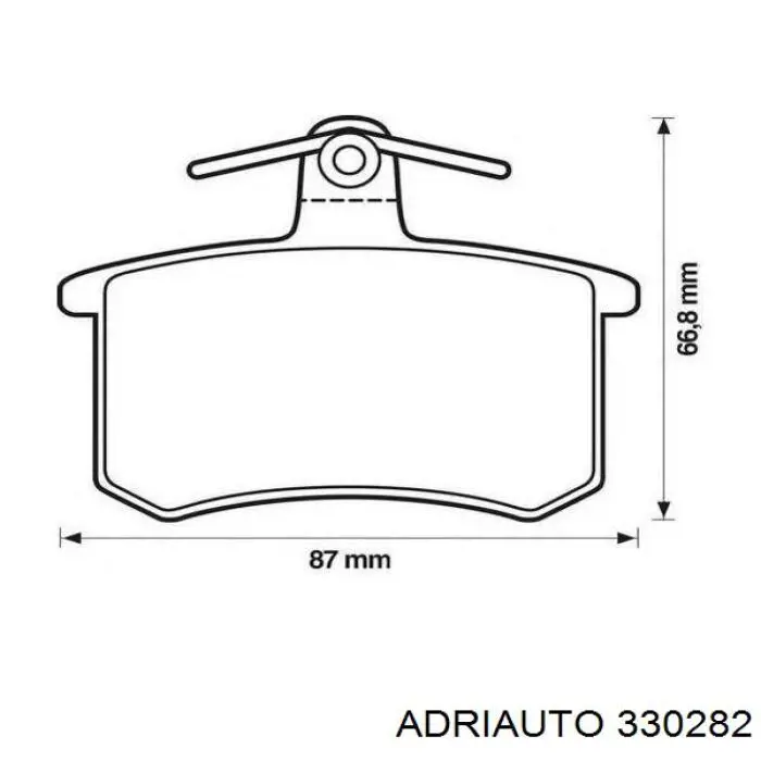 Купить 330282 Adriauto Тормоз стояночный