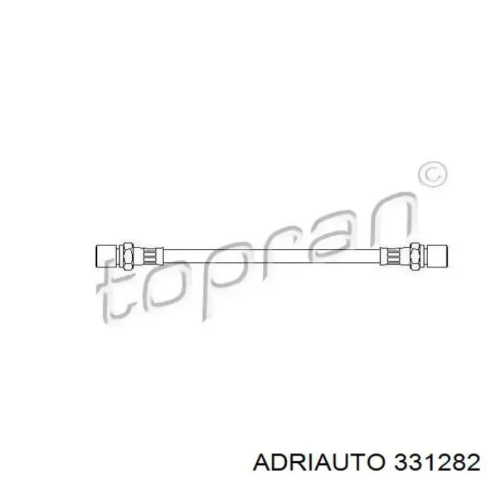 Шланг тормозной передний Adriauto 331282 цена, от 15.30 USD
