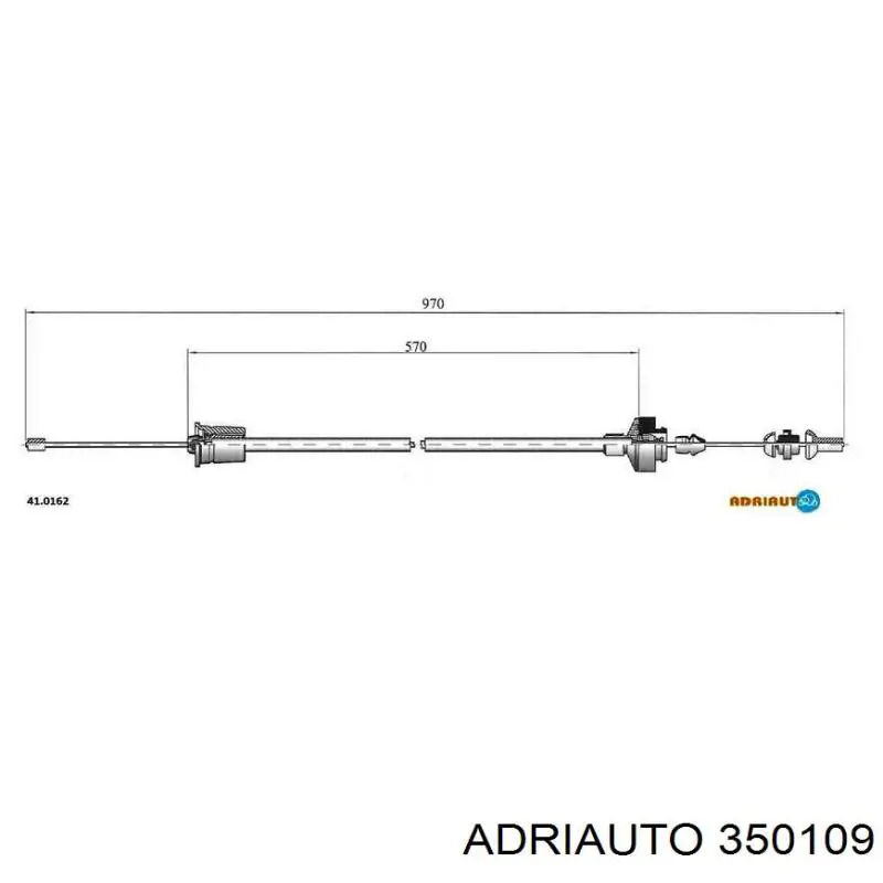 Трос сцепления Adriauto 350109 цена, от 6.84 USD