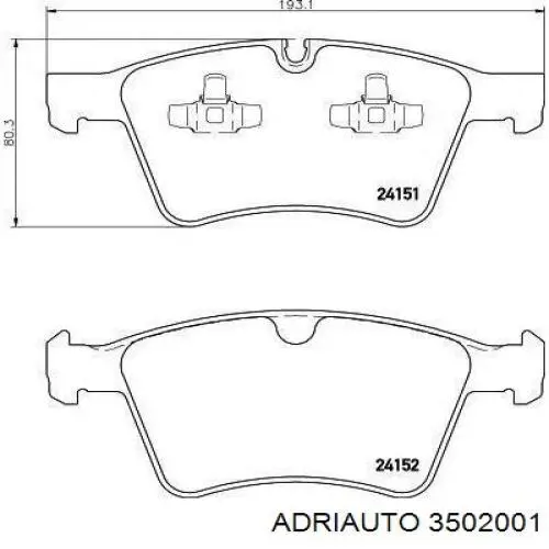Задний трос ручника Adriauto 3502001 цена, от 8.42 USD