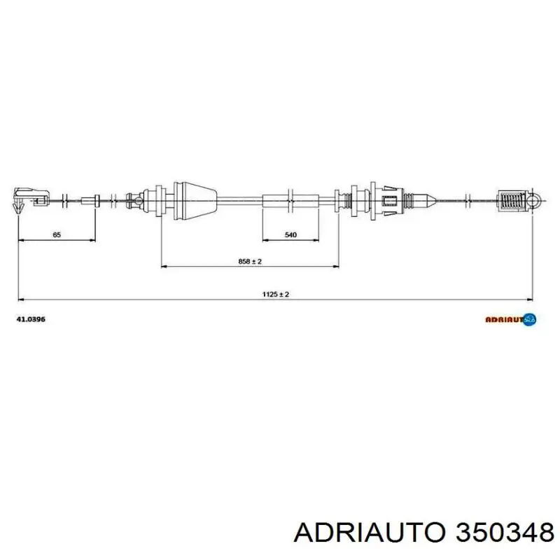 Трос газа 332036 Linex