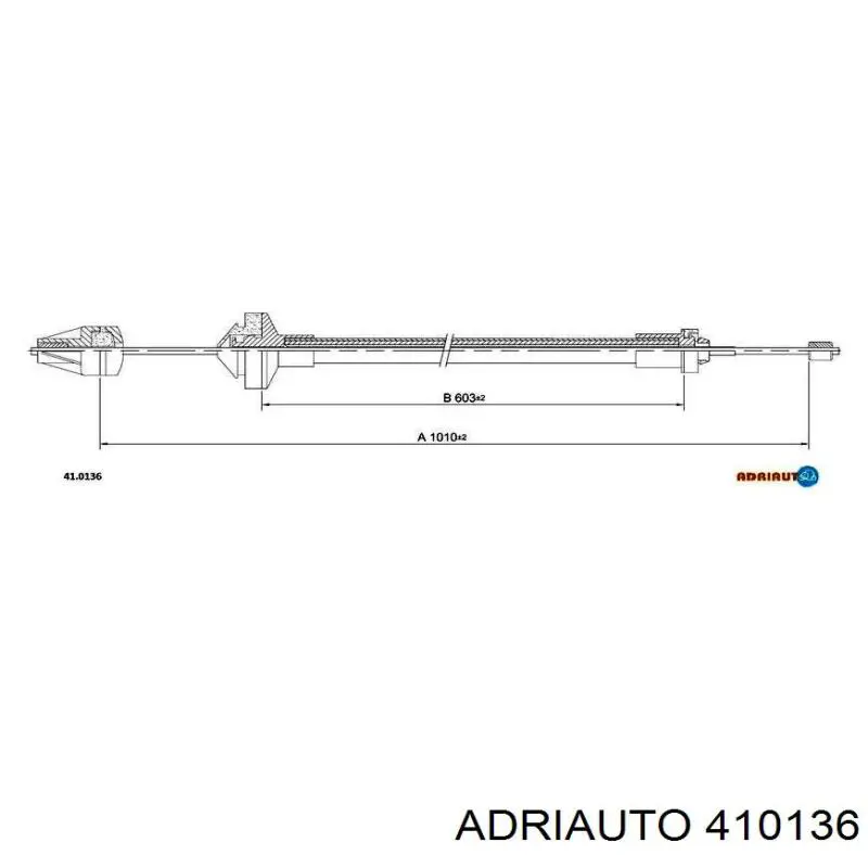 410136 Adriauto Трос сцепления