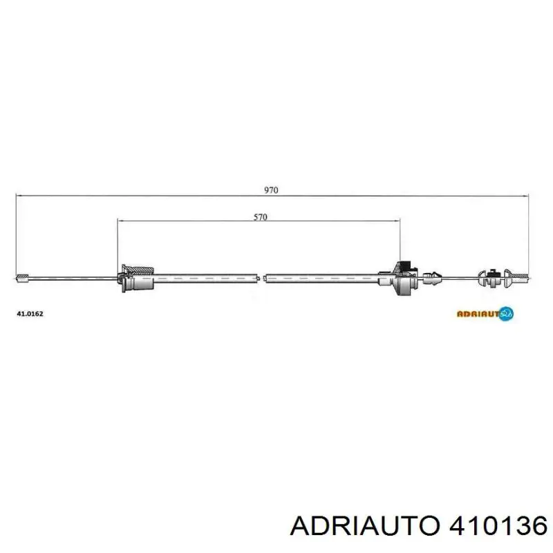 Трос сцепления Adriauto 410136 цена, от 4.87 USD