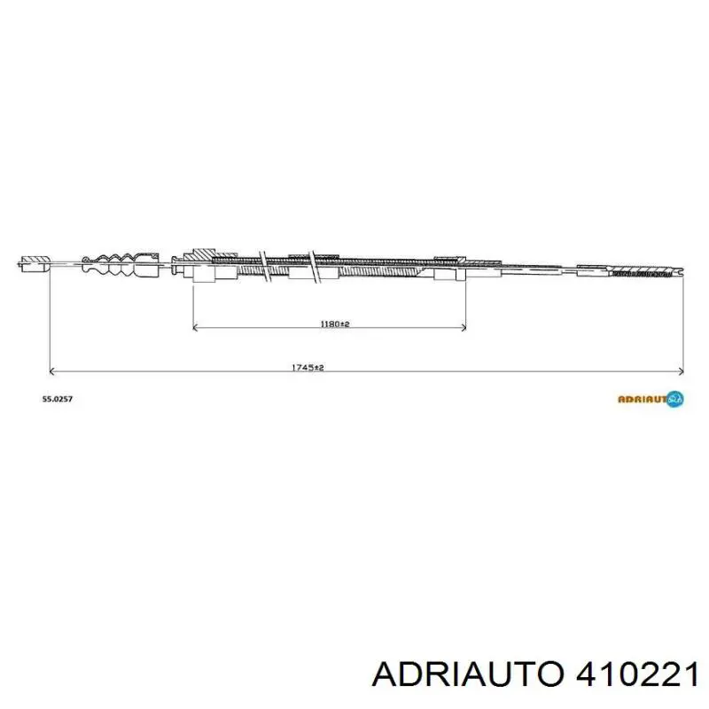 Задний трос ручника Adriauto 410221 цена, от 5.69 USD