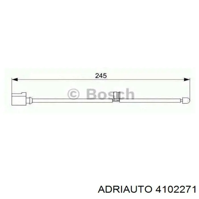 Трос ручного тормоза задний Adriauto 4102271 цена, от 9.14 USD