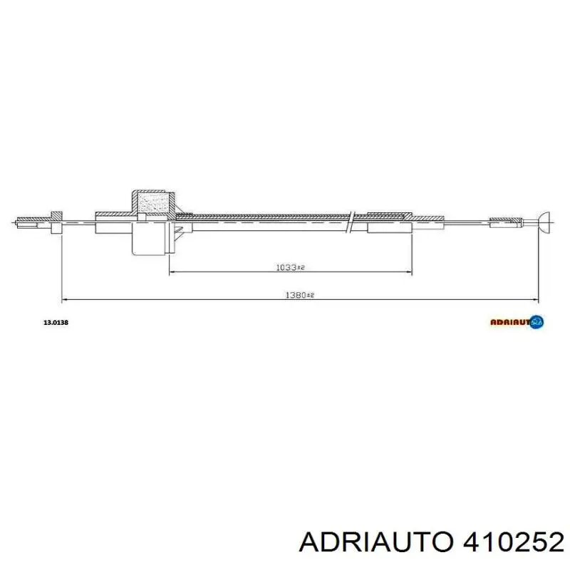 Купить 410252 Adriauto Тормоз стояночный