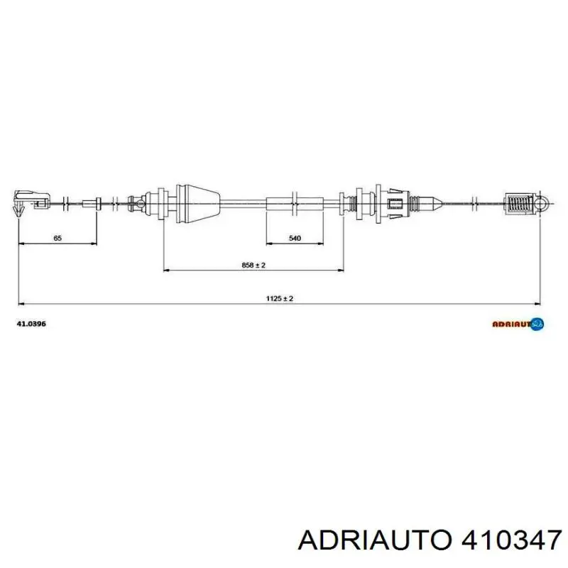 Купить 410347 Adriauto Трос газа