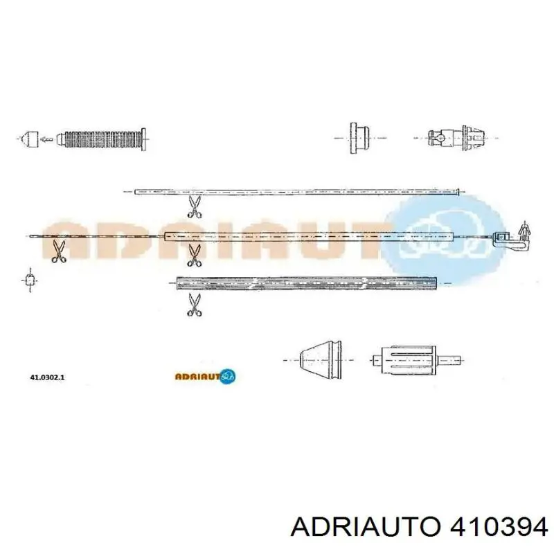 Купить 410394 Adriauto Трос газа