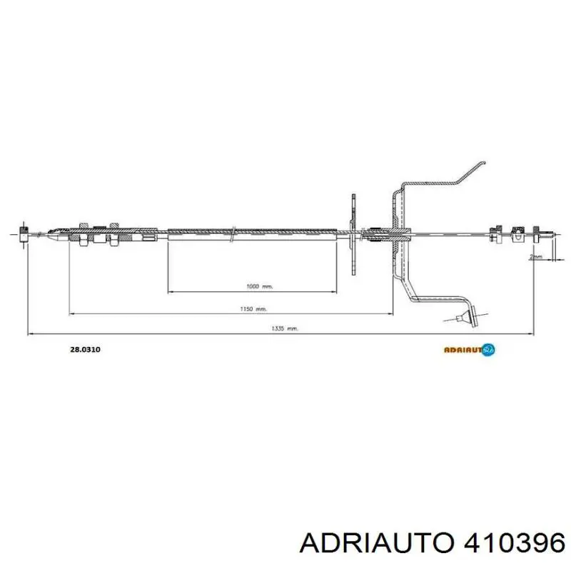 Тяга газа Adriauto 410396 цена, от 8.07 USD