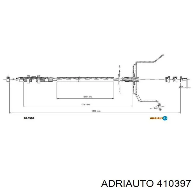 Трос газа 7700843194 Renault (RVI)