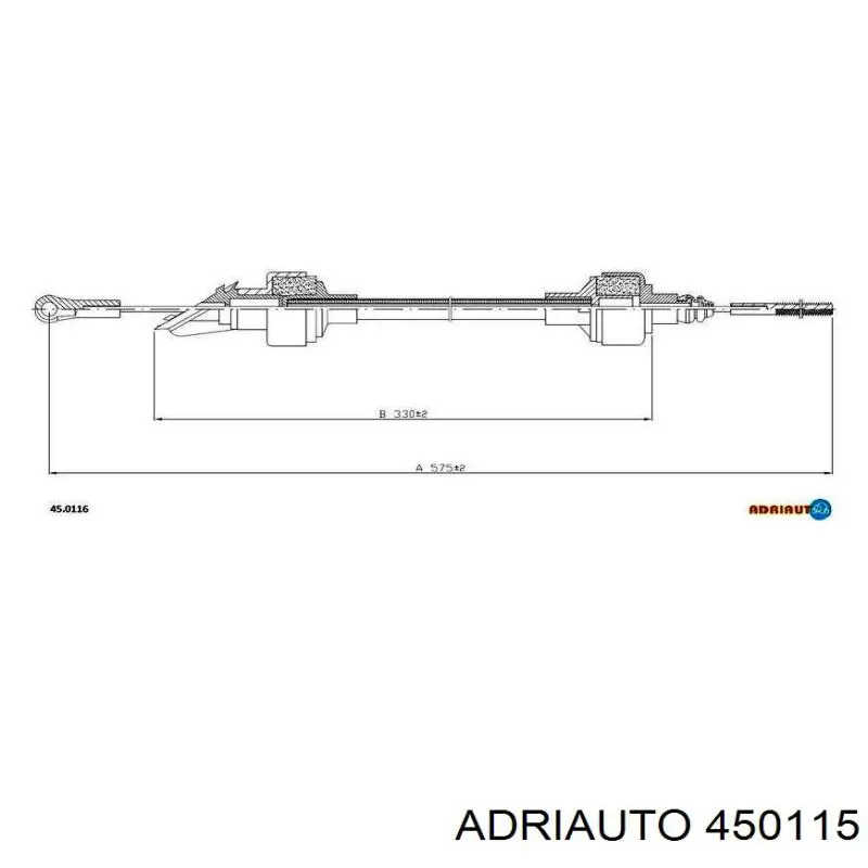 Купить 450115 Adriauto Трос сцепления