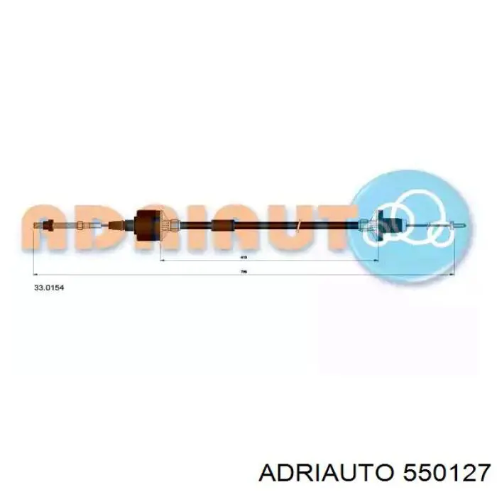Купить 550127 Adriauto Трос сцепления