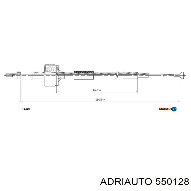 Трос сцепления Adriauto 550128 цена, от 5.06 USD