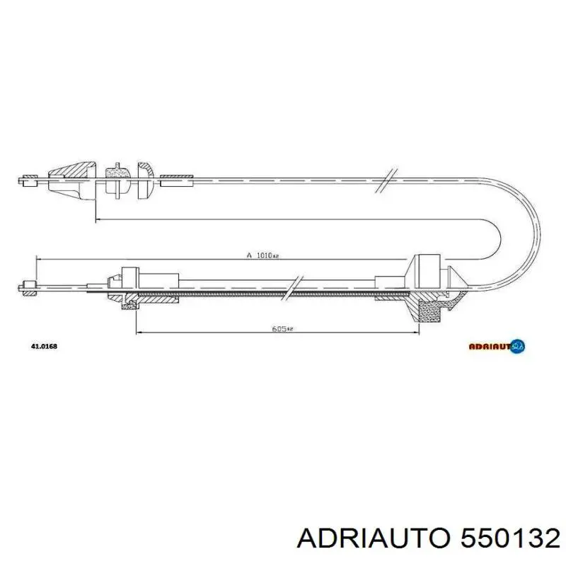 Трос сцепления 550132 Adriauto