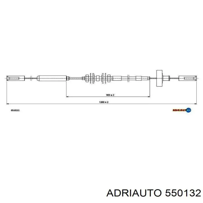 Тросик сцепления Adriauto 550132