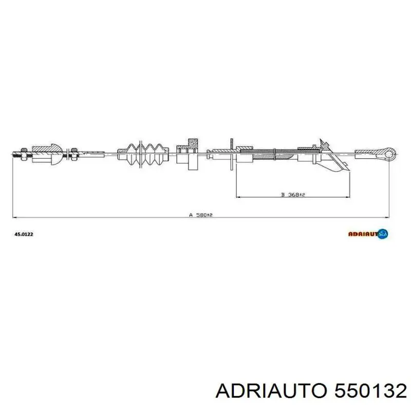 Купить 550132 Adriauto Трос сцепления