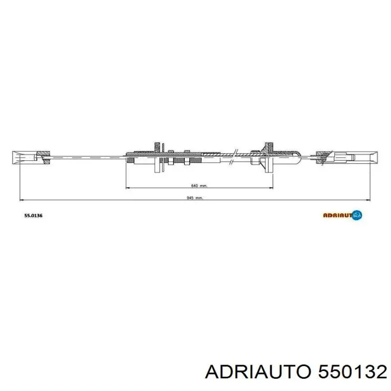 Трос сцепления Adriauto 550132 цена, от 5.24 USD