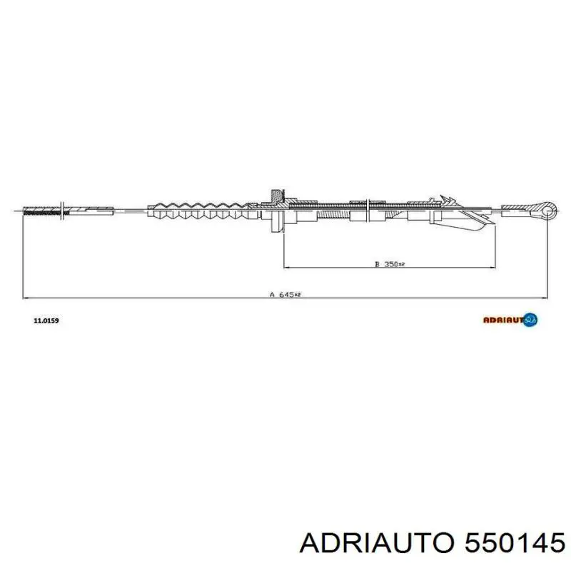 550145 Adriauto Трос сцепления