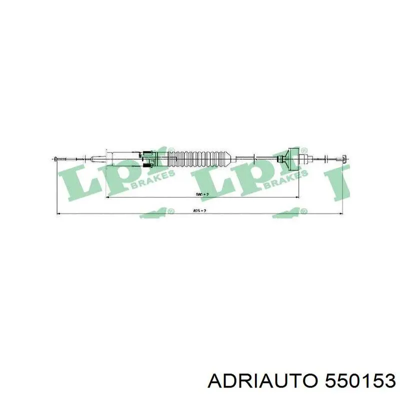 Трос сцепления Adriauto 550153 цена, от 19.07 USD