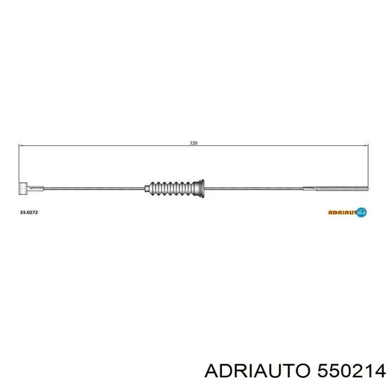 Задний трос ручника Adriauto 550214 цена, от 5.39 USD