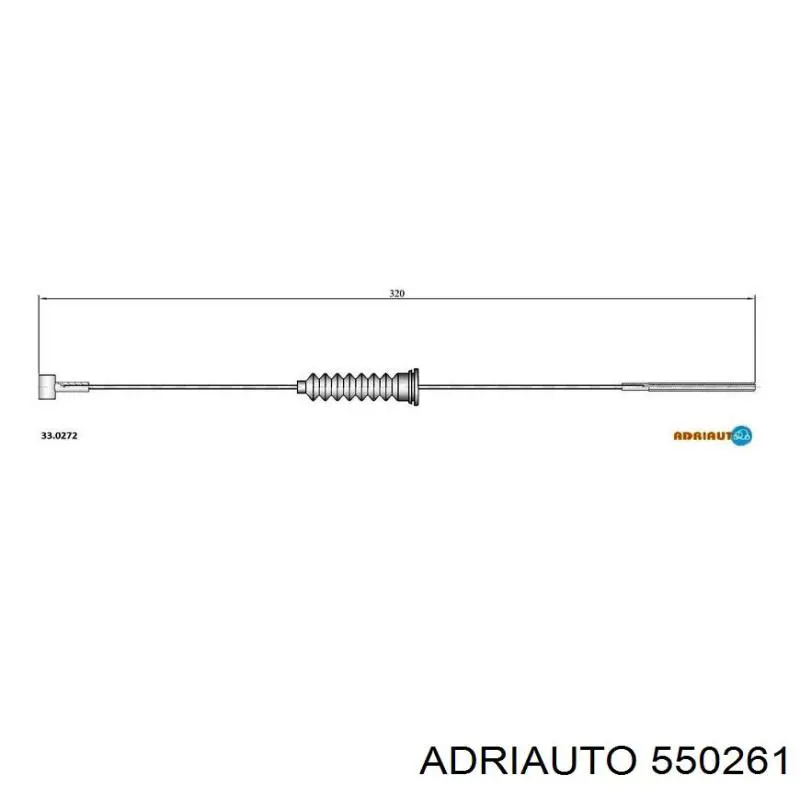 Купить 550261 Adriauto Тормоз стояночный