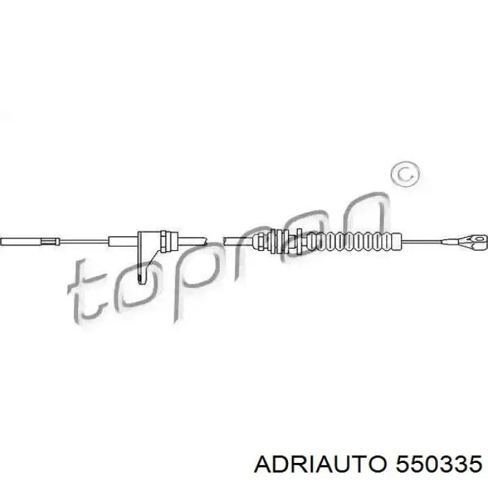 Трос/тяга газа (акселератора) Adriauto 550335