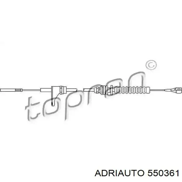 Тросик газа Adriauto 550361