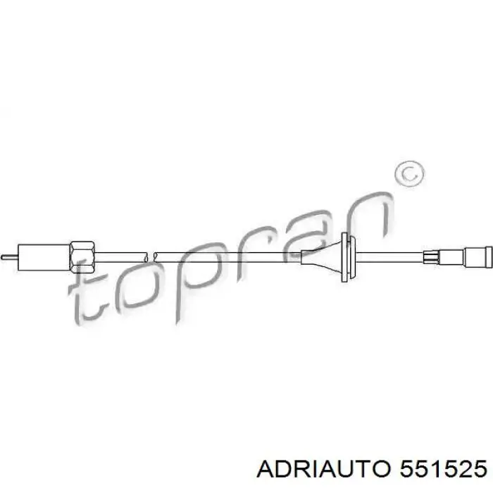 Трос спидометра Adriauto 551525