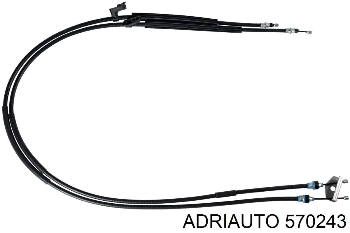 570243 Adriauto трос ручного тормоза задний правый/левый