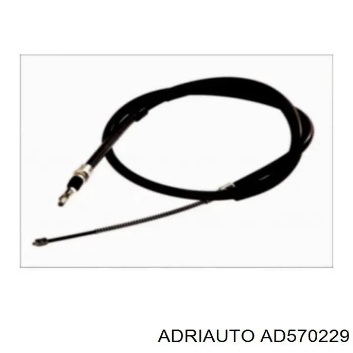 AD57.0229 Adriauto трос ручного тормоза передний