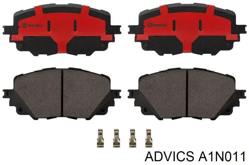 A1N011 Advics Колодки передние