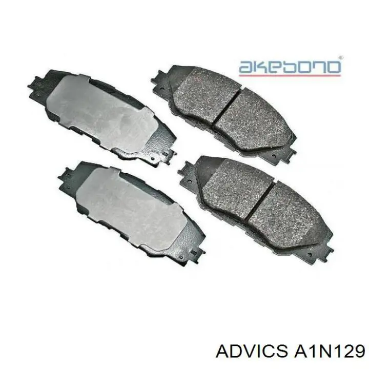 A1N129 Advics Колодки передние