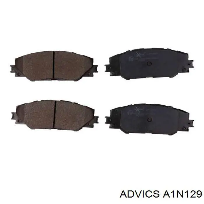 A1N129 Advics колодки тормозные передние дисковые