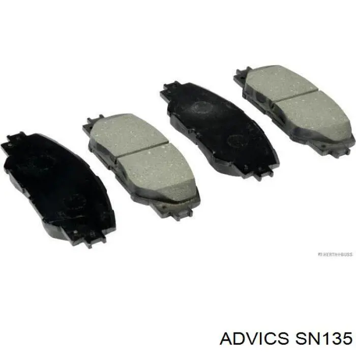 Купить SN135 Advics Колодки тормозные