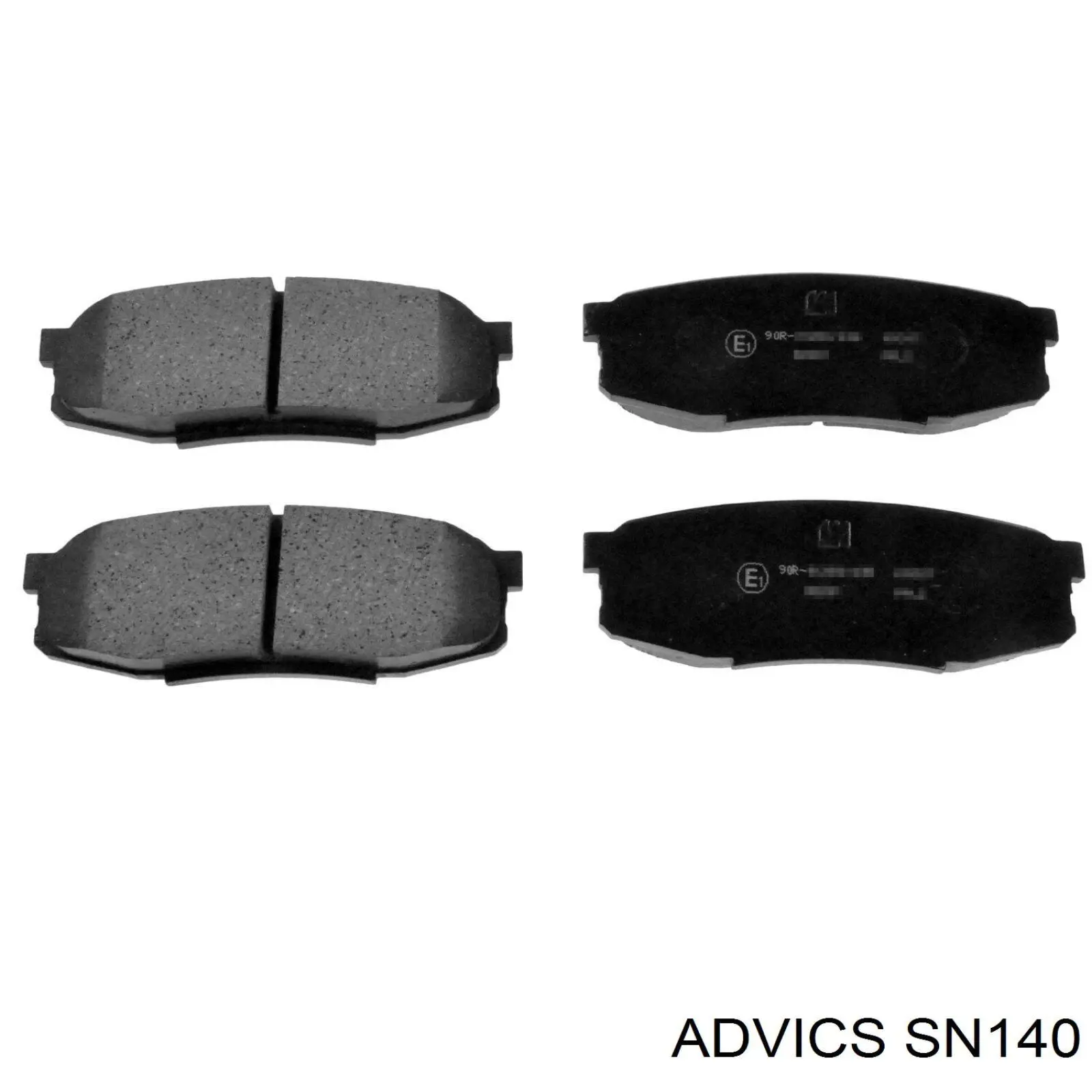 Колодки дисковые  Advics SN140 цена, от 32.87 USD