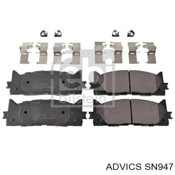 Колодки Advics SN947 цена, от 29.12 USD