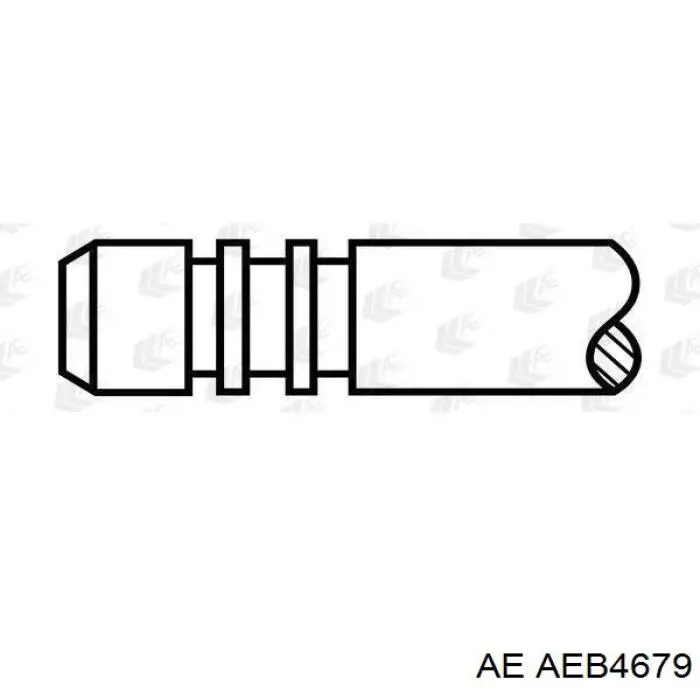 AEB4679 AE вкладыши коленвала шатунные, комплект, стандарт (std)