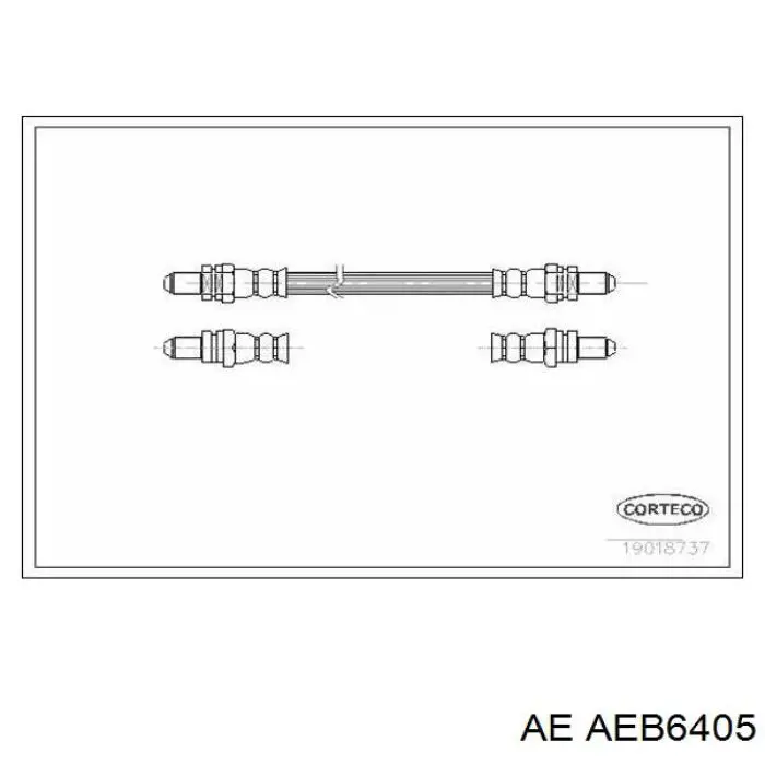 Купить AEB6405 AE Комплект шатунных вкладышей