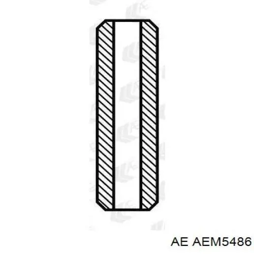 Вкладыши коленвала коренные, комплект, стандарт (STD) AEM5486 AE