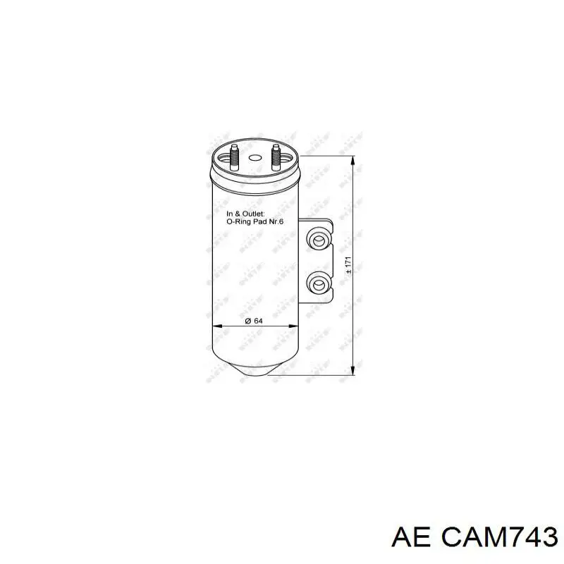 Распредвал двигателя впускной AE CAM743 цена, от 194.77 USD