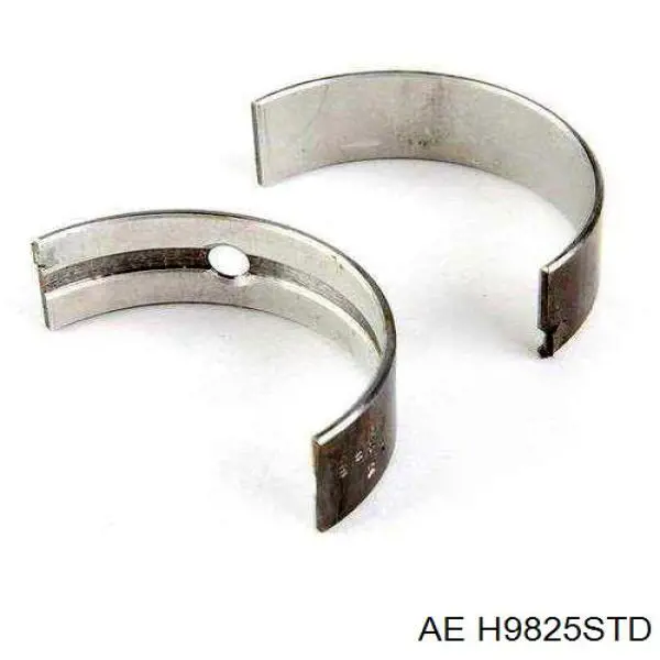 H9825STD AE вкладыши коленвала коренные, комплект, стандарт (std)