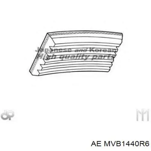 Ремень генератора MVB1440R6 AE