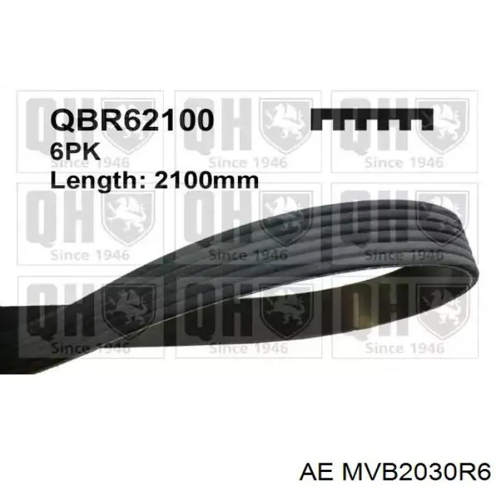 Клиновый ремень AE MVB2030R6 цена, от 12.45 USD