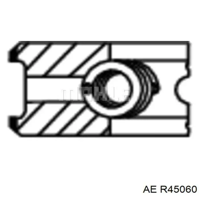 R45060STD AE кольца поршневые комплект на мотор, std.