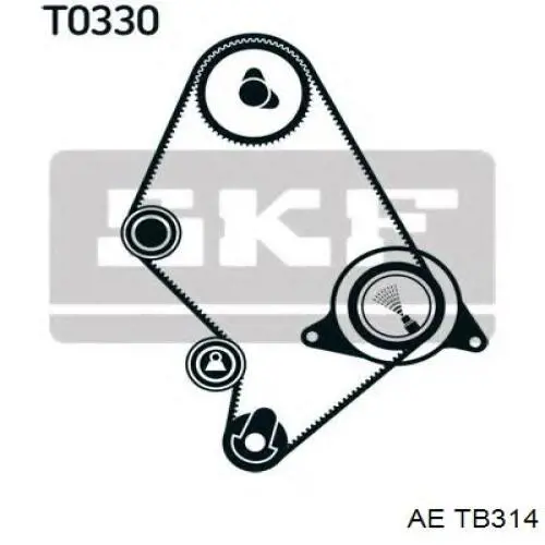 Зубчатый ремень AE TB314 цена, от 18.66 USD